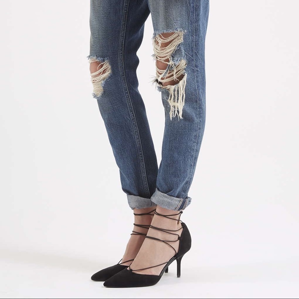 🔥Topshop lace up heels